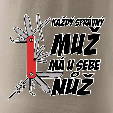 Každý správný muž, má u sebe nůž