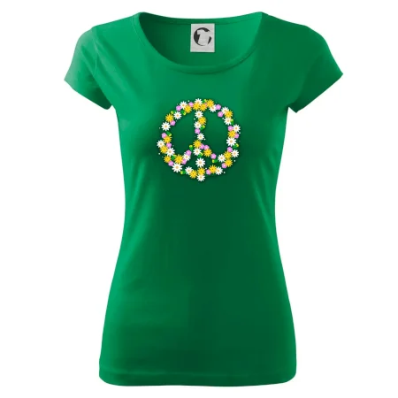 Peace symbol kopretiny