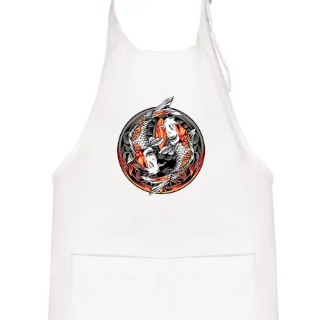 Yin & Yang Koi kapr - oranžový