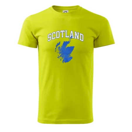 Scotland nápis s mapou