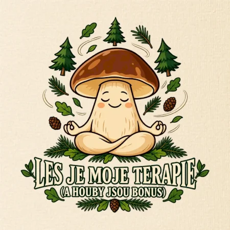 Les je moje terapie, houby jsou bonus