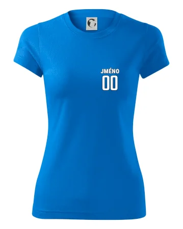 Florbalový  dres - vlastní jméno a číslo