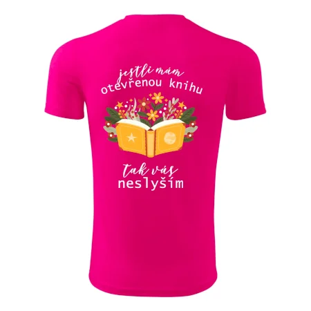 Jestli mám otevřenou knihu, tak vás neslyším