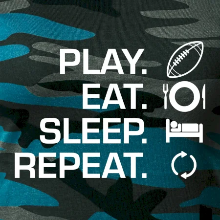 Play Eat Sleep Repeat americký fotbal