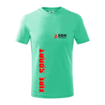SDH nápis (oheň, firesport, název sboru - vlastní nápis)