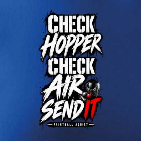 Kontrola zásobníku check hopper air paintball