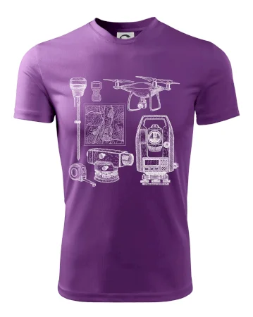 Geodet teodolit dron
