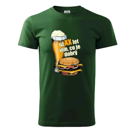 Pivo a burger vím co je dobrý