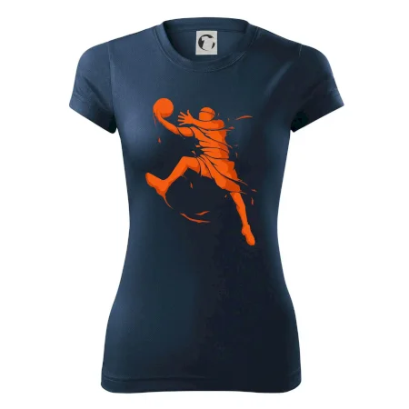 Basketball player splash