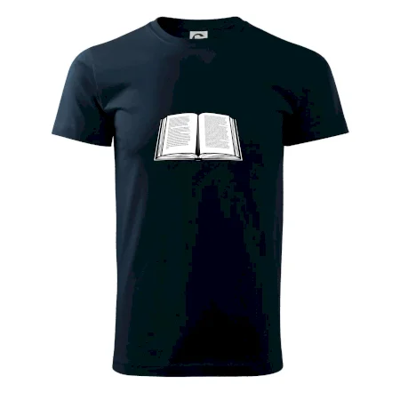 Kniha černobílá otevřená s textem