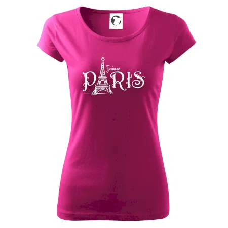 Paris nápis Eiffelovka rovný