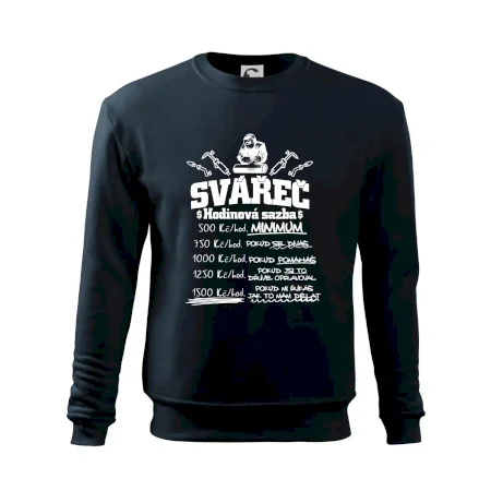 Svářeč - hodinová sazba