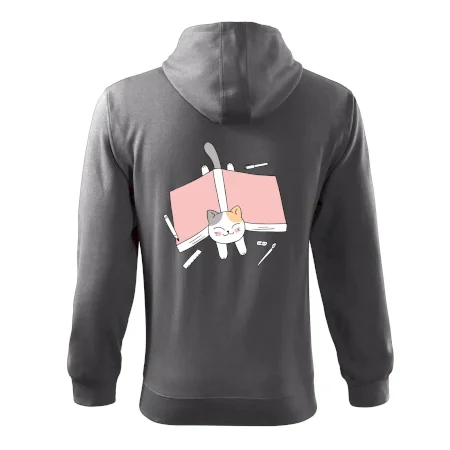 Učení na státnice kočka