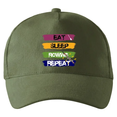 Eat sleep rowing repeat barevné