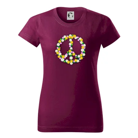 Peace symbol kopretiny