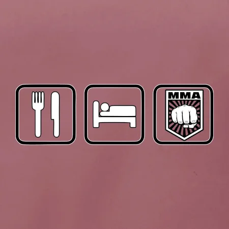Eat sleep MMA v řádku