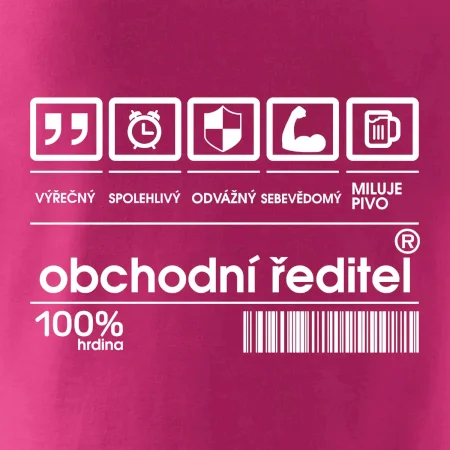 Čárový kód - Obchodní ředitel