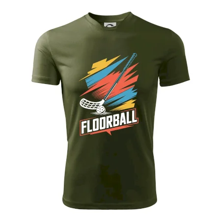 Floorball - barvy a hokejka