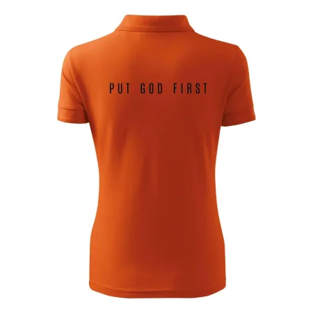 Put God first slabý nápis