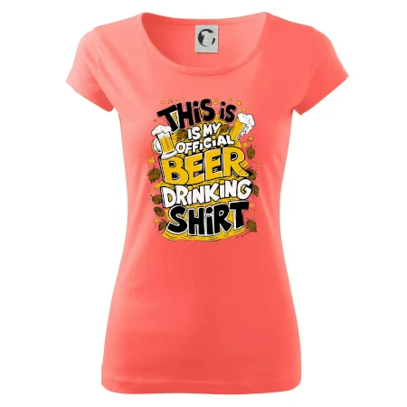 This Is My Official Drinking Shirt - chmel