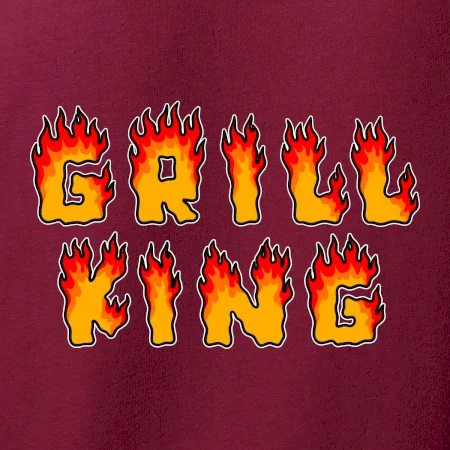 Grill King ohnivý nápis