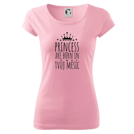 Princesses are born in (vlastní nápis měsíc narození)