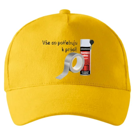Pěna  a páska - vše co potřebuji k práci