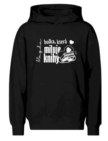 Černobílá holka, která miluje knihy - Vaše jméno