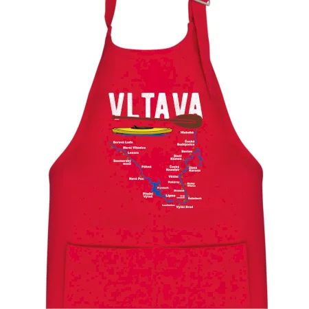 Mapa řeky Vltavy