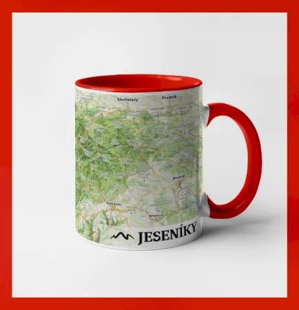 Hrnek - Jeseníky mapa