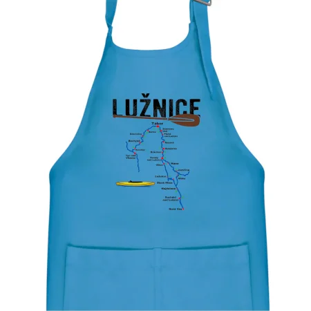 Mapa řeky Lužnice