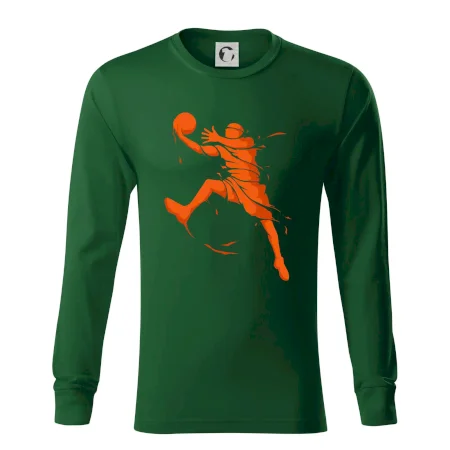 Basketball player splash