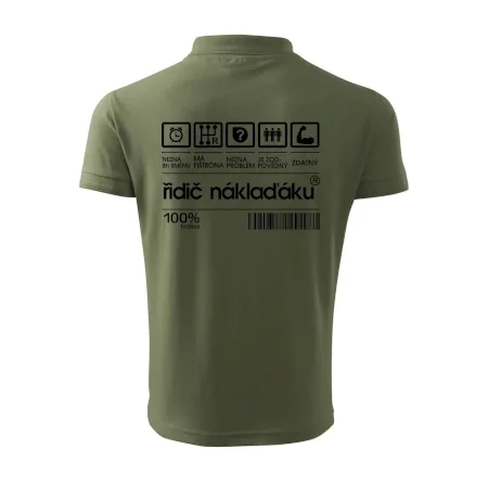 Čárový kód řidič náklaďáku