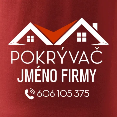 Tričko pro pokrývače - Dvě střechy