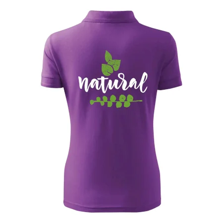 Natural - nápis v listech