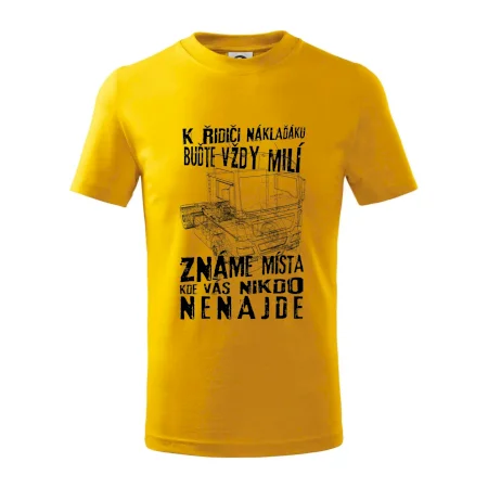 K řidiči náklaďáku buďte vždy milý
