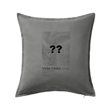 Vaše místo - vrstevnice v obdélníku
