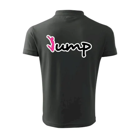 Jump - nápis a panáček