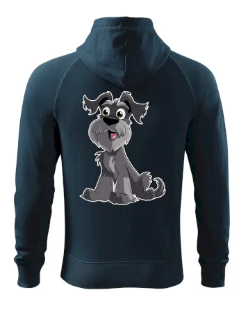 Knírač kreslený sedící