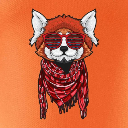 Červená panda hipster