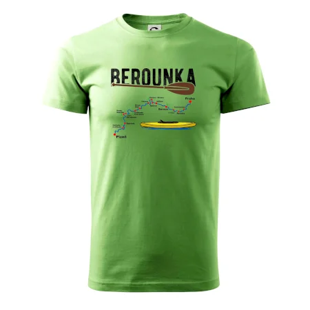 Mapa řeky Berounky