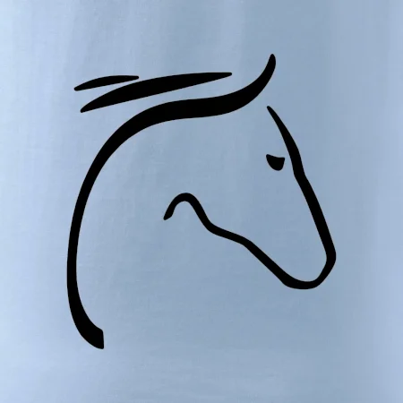 Kůň - hlava silueta
