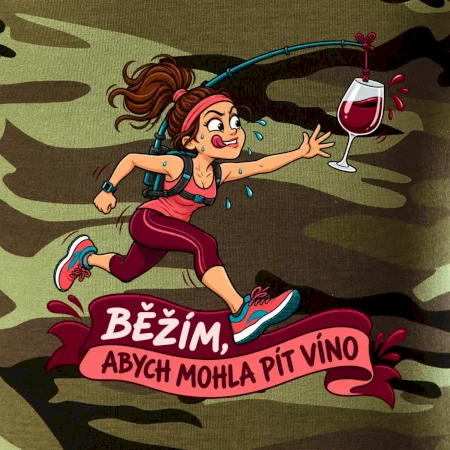 Běžím abych mohla pít víno