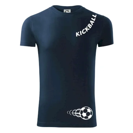 Kickball nápis šikmo