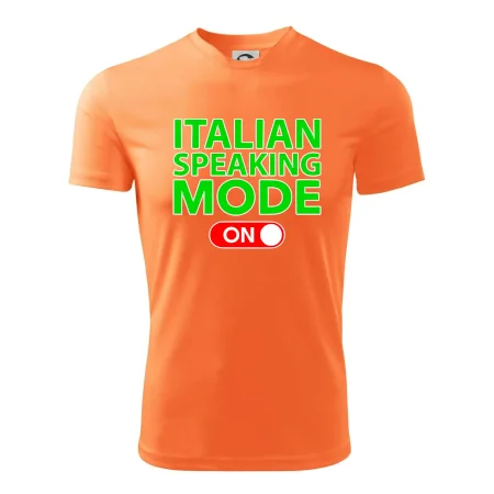 Italian speaking mode - ON