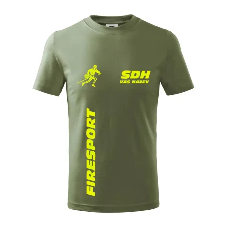 Hasičský sport SDH + váš název FLUO