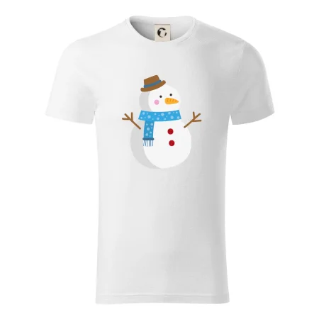 Sněhulák se šálou