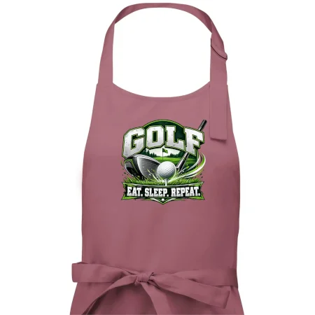 Golfová hůl s míčkem eat sleep repeat