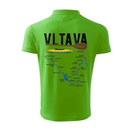 Mapa řeky Vltavy