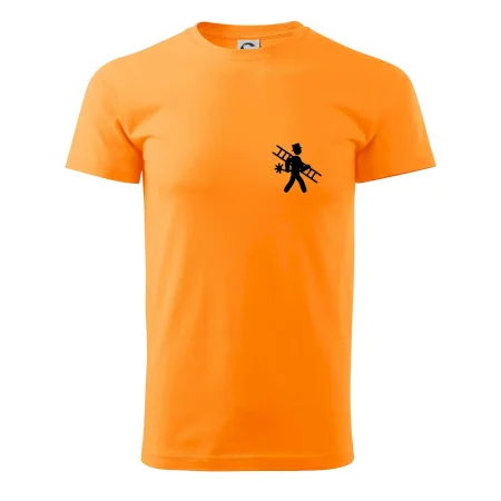 Kominík logo + nápis na zádech